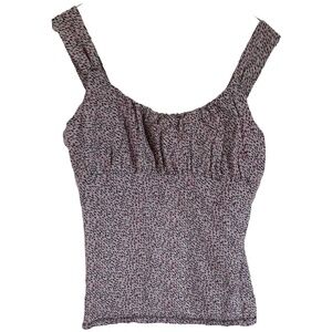 Ann Taylor Camisole with Yellow Pink and Blue Dots Women’s Size Large